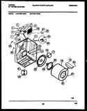 CABINET AND COMPONENT PARTS Diagram and Parts List for 47-2451-23-04  Tappan Dryer