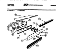 CONTROL PANEL Diagram and Parts List for REG77BFB0  Frigidaire Wall Oven