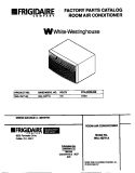 COVER Diagram and Parts List for WAL103Y1A2  Frigidaire Air Conditioner