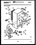SYSTEM AND AUTOMATIC DEFROST PARTS Diagram and Parts List for RTG140GCH2A  Frigidaire Refrigerator
