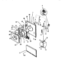 DOOR, FRONT PANEL Diagram and Parts List for LT600JXV1  Frigidaire Washer