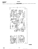 WIRING DIAGRAM Diagram and Parts List for FRT16JRCW2  Frigidaire Refrigerator