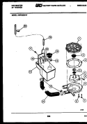 PUMP, WATER VALVE, WATER INLET Diagram and Parts List for AWP330G1D  Kelvinator Washer