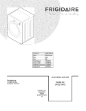 COVER Diagram and Parts List for LAQE7000LW0  Frigidaire Dryer