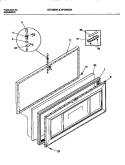 DOOR Diagram and Parts List for GFC09M3AD1  Gibson Freezer