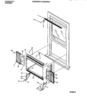 WINDOW MOUNTS Diagram and Parts List for GAS228W2A1  Gibson Air Conditioner