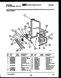 POWER DRY AND MOTOR PARTS Diagram and Parts List for DW3200PW1  Frigidaire Dishwasher