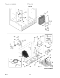 SYSTEM Diagram and Parts List for FGTC2349KS2  Frigidaire Refrigerator