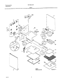 BODY Diagram and Parts List for FEF366CJSA  Frigidaire Range