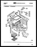BODY PARTS Diagram and Parts List for REGS38BDL2  Frigidaire Range