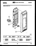 CONTROL PANEL Diagram and Parts List for MCT1365L2  Frigidaire Microwave
