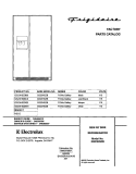 COVER Diagram and Parts List for GS23HSZBW0  Frigidaire Refrigerator