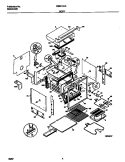 BODY Diagram and Parts List for FEB374CCBF  Frigidaire Wall Oven