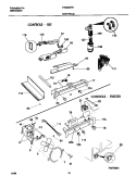 CONTROLS Diagram and Parts List for FRS26ZTHB2  Frigidaire Refrigerator