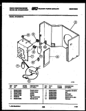 ELECTRICAL PARTS Diagram and Parts List for WAC062P7A1  Frigidaire Air Conditioner
