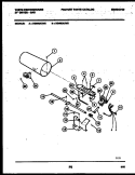 BURNER, IGNITER AND VALVE Diagram and Parts List for DG400AXW2  Frigidaire Dryer