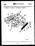 BACKGUARD Diagram and Parts List for 31-3648-23-05  Tappan Range