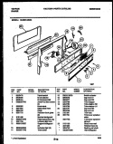 BACKGUARD Diagram and Parts List for 30-3851-00-04  Tappan Range