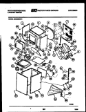 CABINET PARTS AND HEATER Diagram and Parts List for SM230MXW1  Frigidaire Washer