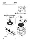 MOTOR & PUMP Diagram and Parts List for GDB634RFS1  Gibson Dishwasher