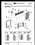 CABINET AND INSTALLATION PARTS Diagram and Parts List for GAL108P1A1  Gibson Air Conditioner