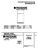 COVER Diagram and Parts List for FRT18PRGD0  Frigidaire Refrigerator
