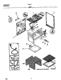 Part Location Diagram of 316011905 Frigidaire BURNER BOX