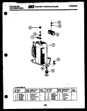 COMPRESSOR Diagram and Parts List for S208D1QA  Kelvinator Air Conditioner