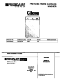 COVER Diagram and Parts List for GWX233RBS0  Gibson Washer