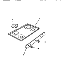 TOP, CONTROL PANEL Diagram and Parts List for GF470HXH1  Frigidaire Wall Oven