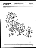CABINET AND COMPONENT PARTS Diagram and Parts List for WDG446JBS1  Frigidaire Dryer