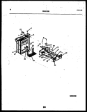 ICE DOOR, DISPENSER AND WATER TANK Diagram and Parts List for RS229MCD3  Frigidaire Refrigerator