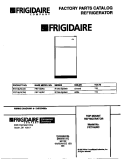 COVER Diagram and Parts List for FRT18JRCW3  Frigidaire Refrigerator