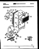 SYSTEM AND AUTOMATIC DEFROST PARTS Diagram and Parts List for RT15F3WX4A  Gibson Refrigerator
