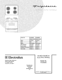 COVER Diagram and Parts List for FES300EBD  Frigidaire Range