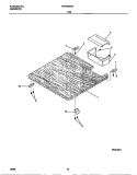 TOP Diagram and Parts List for WDP632GER0  Frigidaire Dishwasher