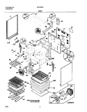 BODY Diagram and Parts List for GLEF396CSA  Frigidaire Range