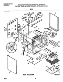 BODY Diagram and Parts List for TEF365BHDA  Tappan Range