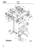 BURNER Diagram and Parts List for TGF645WCD1  Tappan Range