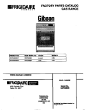 COVER Diagram and Parts List for GGF356BBDC  Gibson Range