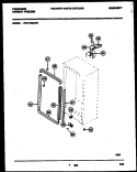 CABINET PARTS Diagram and Parts List for FFU17M2AW2  Frigidaire Freezer