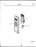 CONTROL PANEL Diagram and Parts List for 56-2651-10-01  Tappan Microwave