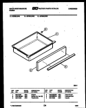 DRAWER PARTS Diagram and Parts List for KF330JDD2  Frigidaire Range