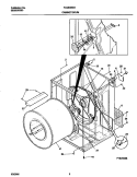 P16V0036 DRY CAB, HEATER Diagram and Parts List for FDG648GHT0  Frigidaire Dryer