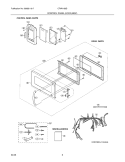 Part Location Diagram of 5304440281 Frigidaire Control Panel Mount