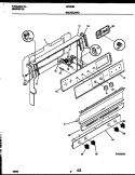 Part Location Diagram of 5303210879 Frigidaire PANEL-CONTROL
