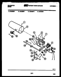 ELEMENT AND HOUSING PARTS Diagram and Parts List for DGA900F1D  Kelvinator Dryer