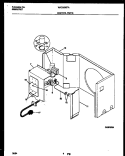 CONTROL PARTS Diagram and Parts List for WAC053S7A4  Frigidaire Air Conditioner