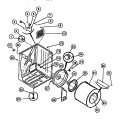 CABINET, DRUM, HEAT DUCT Diagram and Parts List for DG8800PW1  Frigidaire Dryer