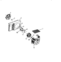 Part Location Diagram of C415610 Frigidaire WASHER, FAN SCREW